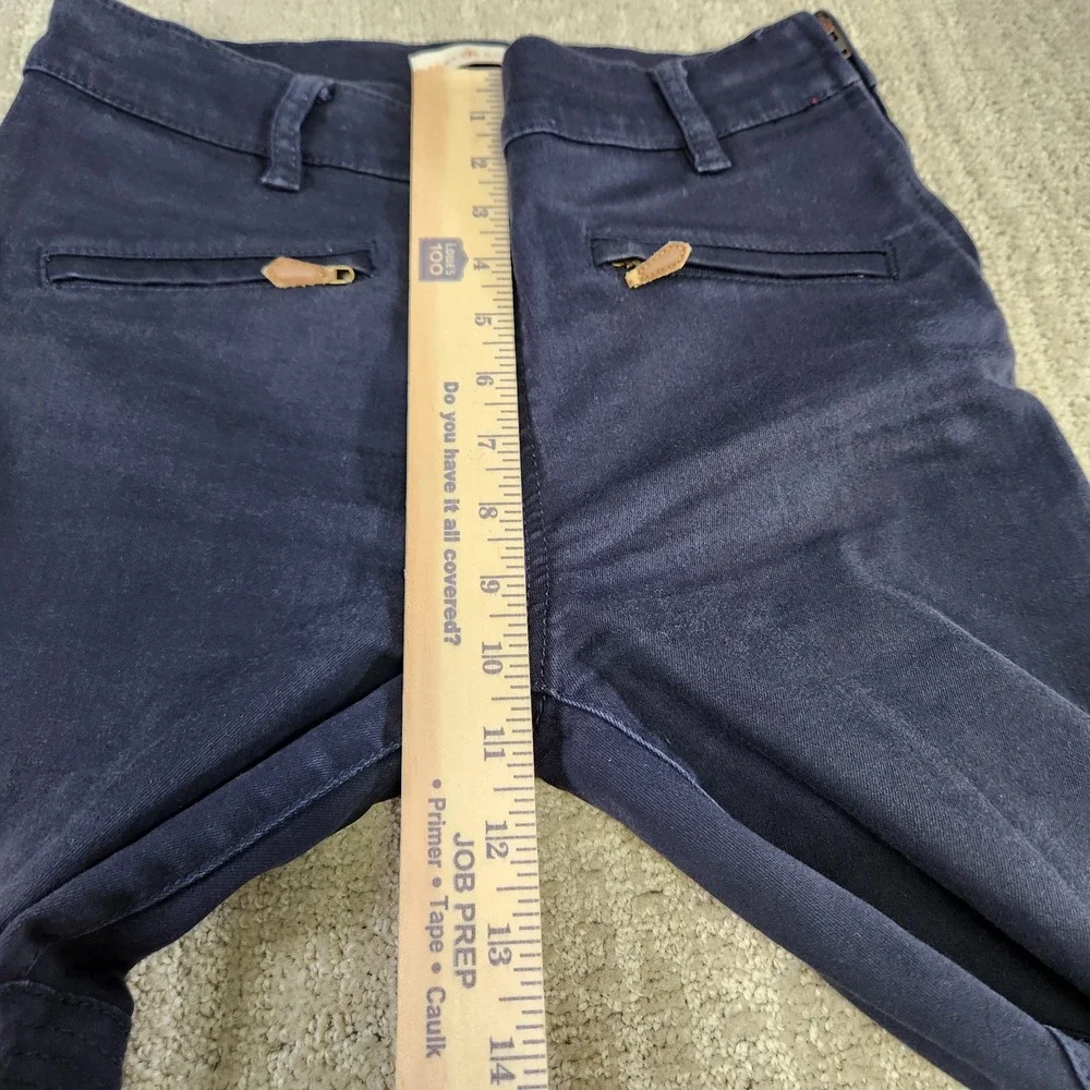 Tory Burch Pants‎ Women 25 Riding Breeches Equestrian Blue Stretch Horse Back